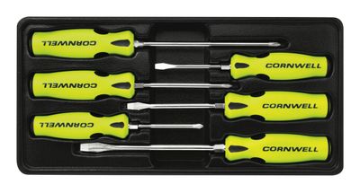 CSD86SY - 6 Piece Screwdriver Set, Yellow