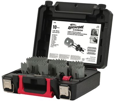 DSN0298 - 10 Piece Carbide Tipped QuickCore Hole Saw Set