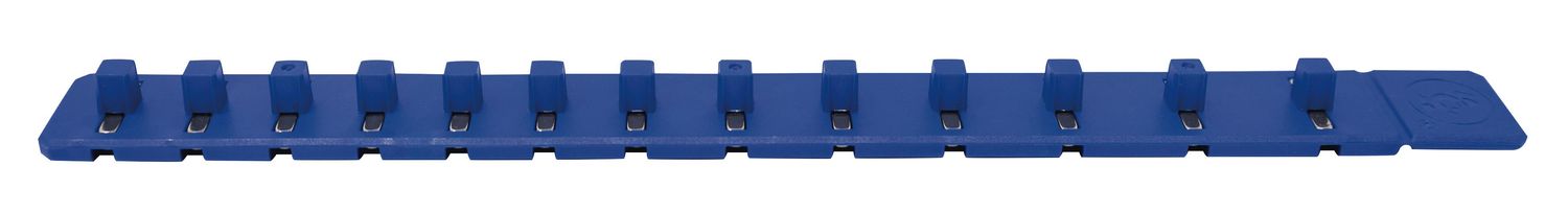 ECFMR14B - 1/4" Drive Flexible Blue Magnetic 13 Tab Socket Rail