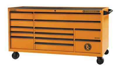 CTSASR7913KRE - (BTO) ARCA® 79” 13-Drawer Triple Bank Roller Cabinet, Ignition Orange
