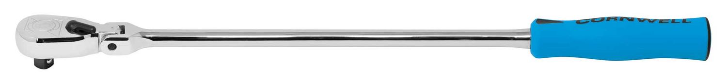 JRZF12XLB - 3/8" Drive 18" Flex-Head 120-Tooth Handled Ratchet, Blue