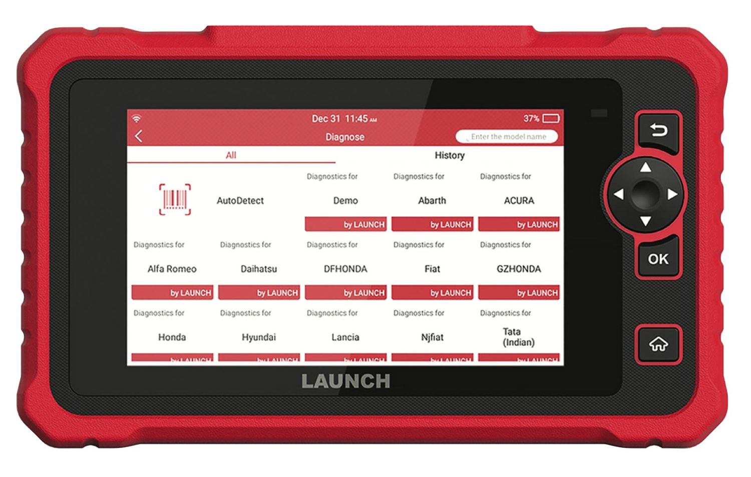LCHMILMAX - 7" Bi-Directional Diagnostic Scan Tool