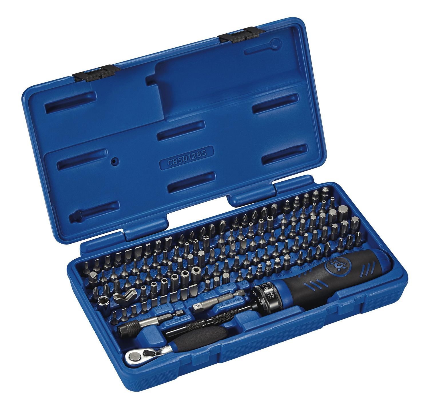CBSD126S - 126 Piece Ratcheting Screwdriver Bit Set