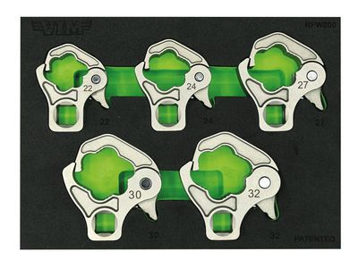 VMRFW200 - 5 Piece 1/2" Drive Large Ratcheting Flare Nut Wrench Set