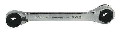 VMHBR5CQ - Double Ended 1/4″ &amp; 5/16″ Hex Bit Ratchet with 1/4″ Square Drive Insert