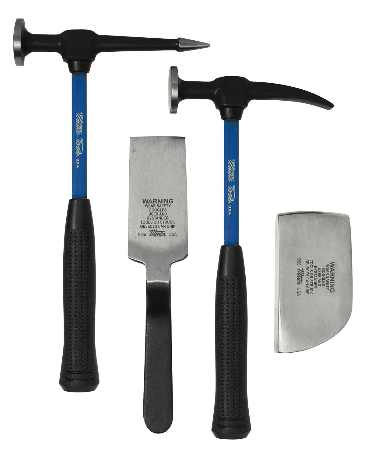 FA644KFG - 4 Piece Body Tool Set, Fiberglass Handles