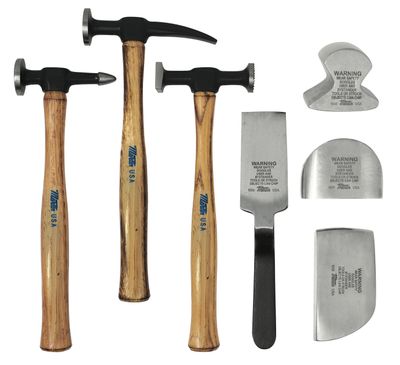FA647K - 7 Piece Body Tool Set, Wood Handles