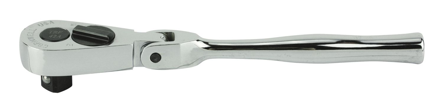 TRF42A - 3/8" Drive (1/4" Body) 6" Cornwell Classic™ Flex-Head 30-Tooth Ratchet