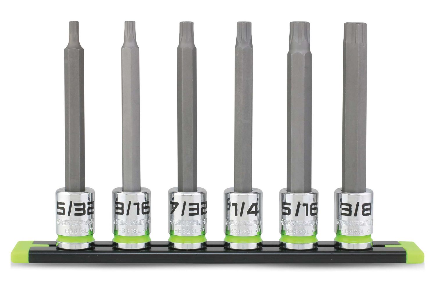GEHBS6LS - 6 Piece 3/8" Drive Long SAE Hex Driver Set