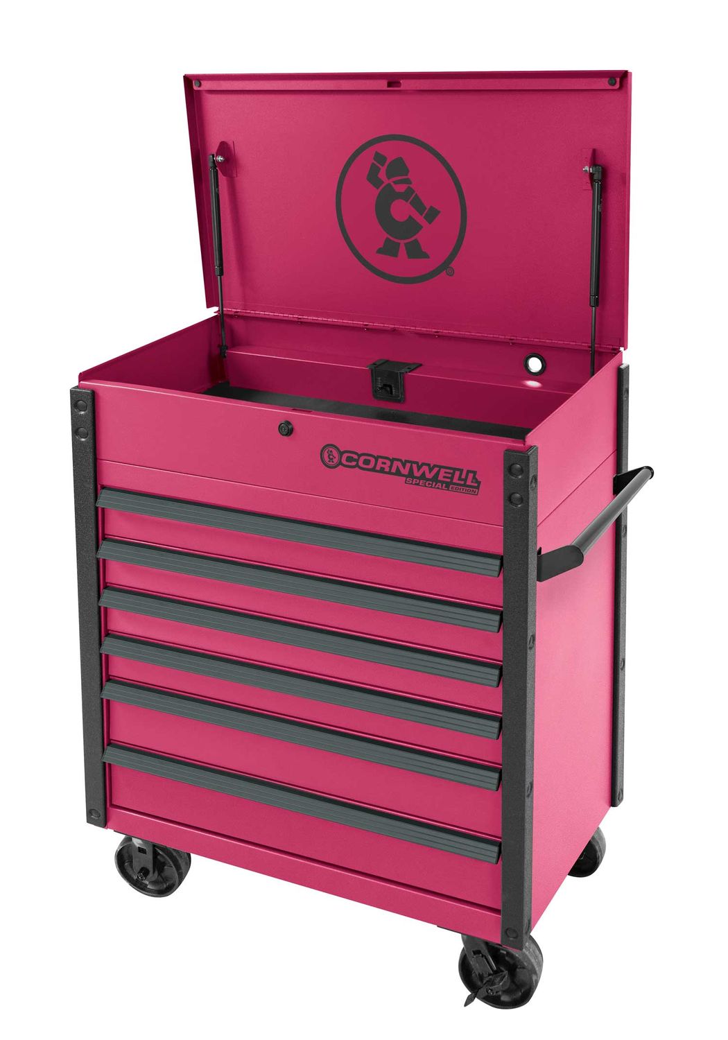 CTSSCF396LSF - 39" 6-Drawer USA Flip Top Service Cart, Starfire/Gunmetal