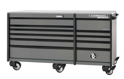 CTSPPR8411KST - PLATINUM PLUS™ 84” 11-Drawer Double Bank Cabinet, Storm