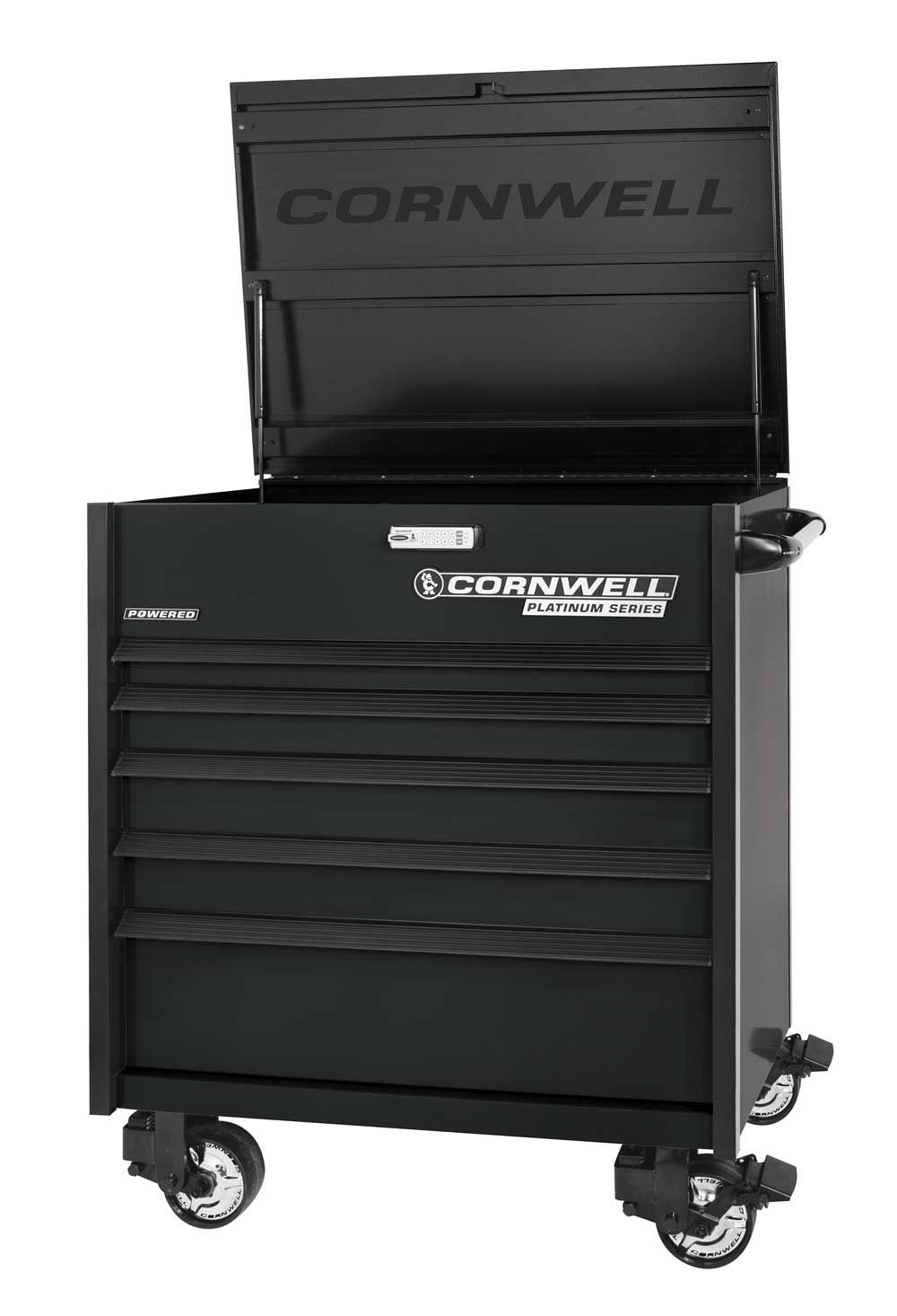 CTSPPF405KSH - (BTO) 40" PLATINUM PLUS™ 5-Drawer Flip Top Cart, Shadow