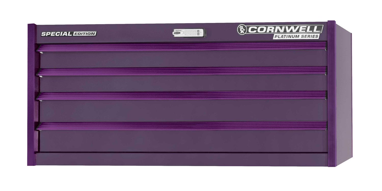 CTSPPE564UPR - PLATINUM PLUS™ 56” 4-Drawer Chest, Purple Rain/Purple