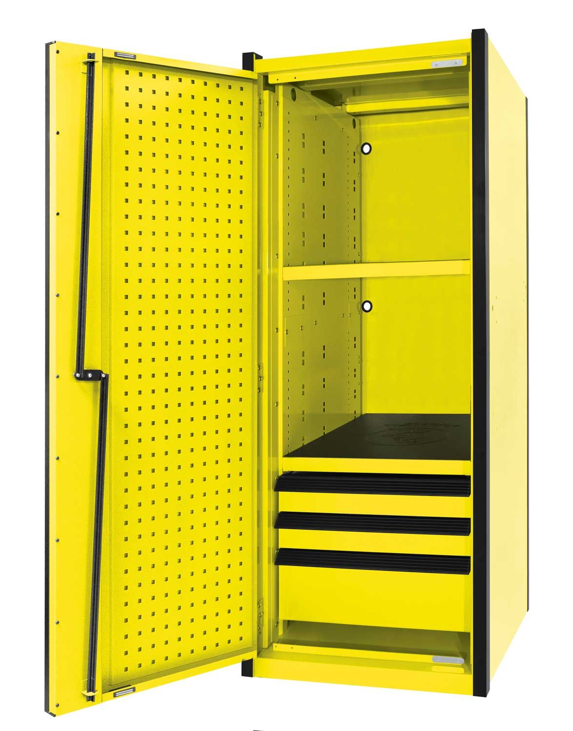 CTSPPL263KLY - (BTO) PLATINUM PLUS™ 26" 3-Drawer Locker, Lightning Yellow/Black Trim