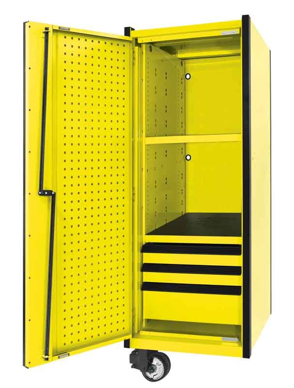 CTSPPL263KLY - (BTO) PLATINUM PLUS™ 26" 3-Drawer Locker, Lightning Yellow/Black Trim