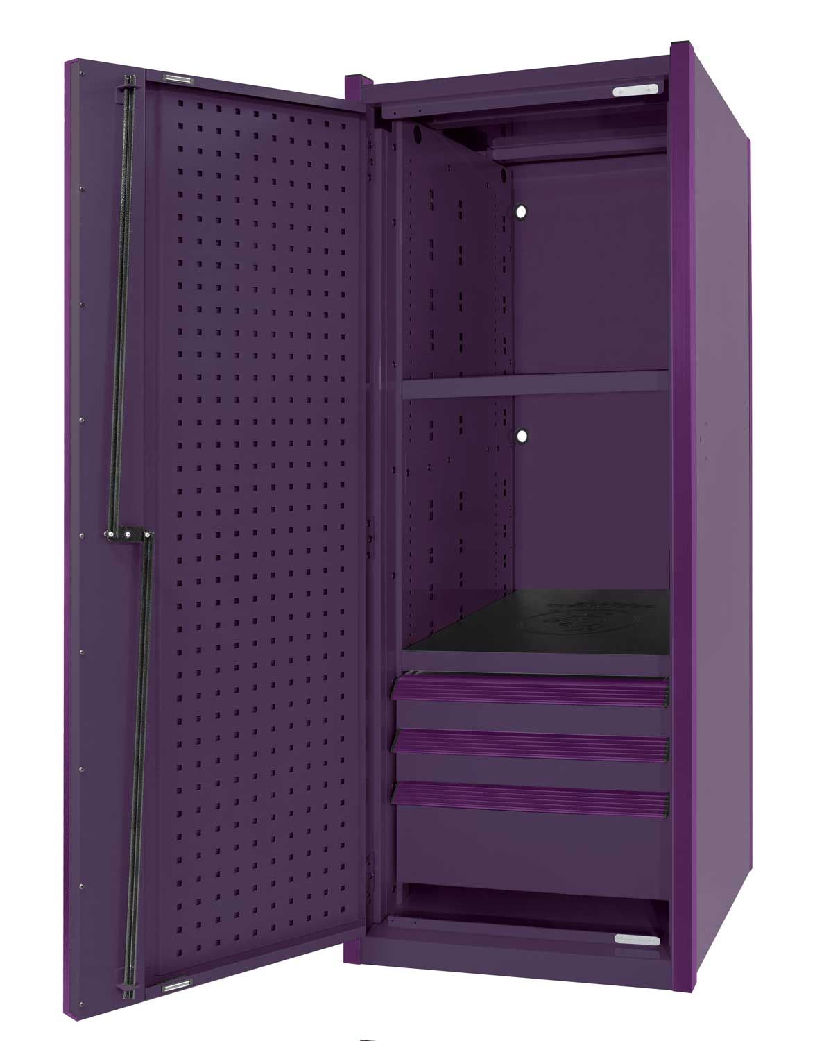 CTSPPL263UPR - PLATINUM PLUS™ 26" 3-Drawer Locker, Purple Rain/Purple