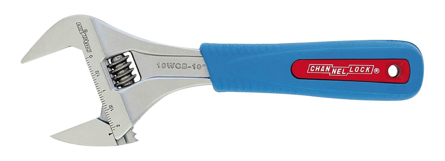 CL10WCB - 10" Extra Wide Jaw Adjustable Wrench