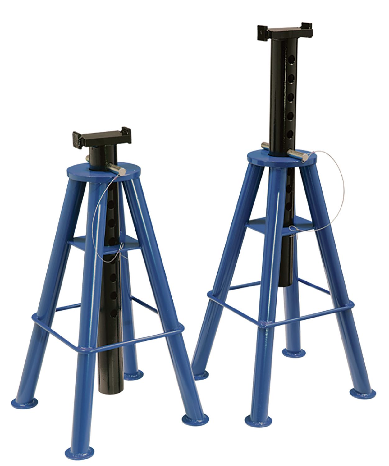 CSEVS10TXTA - 10 Ton Extra Tall Vehicle Stands, Blue