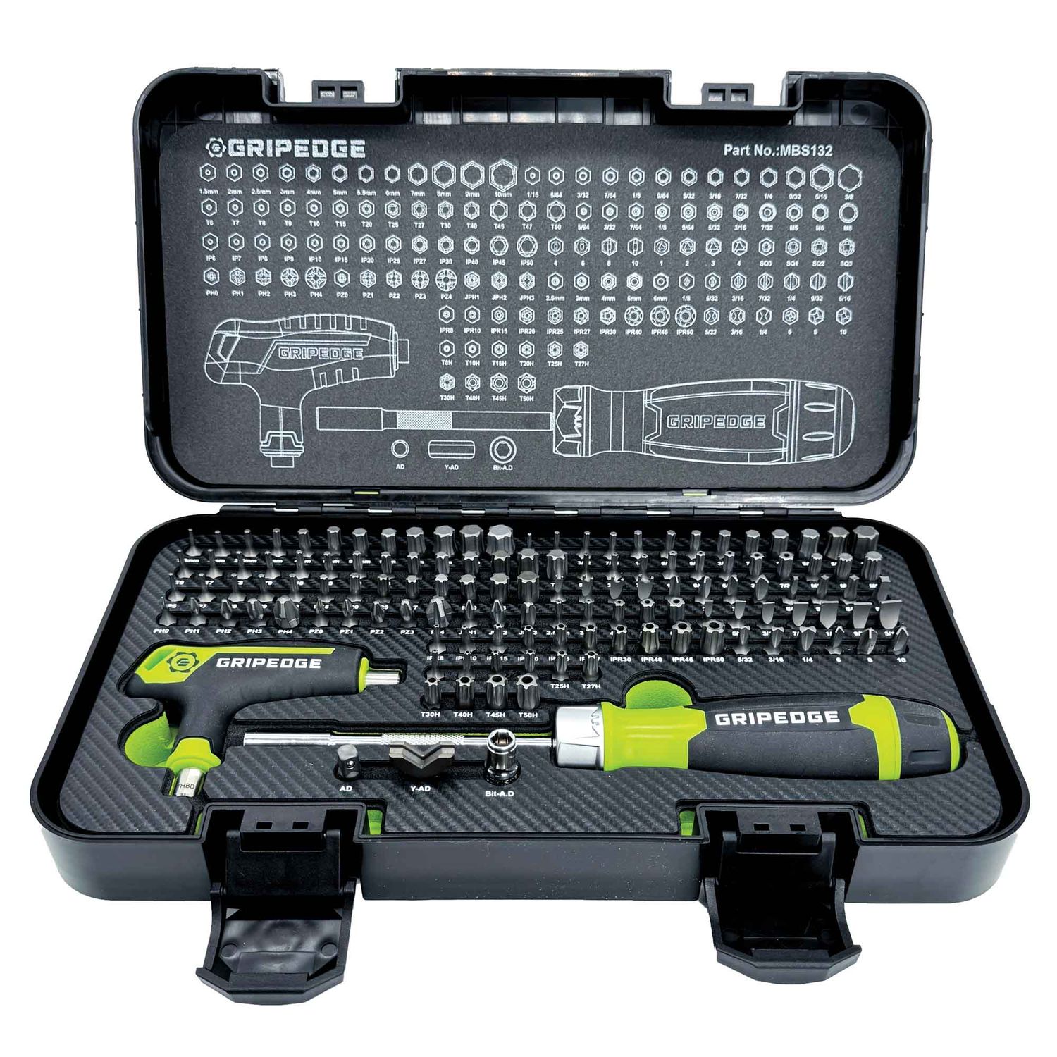 GEMBS132 - 132 Piece RPT Multi-Bit Set