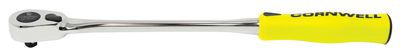 TR72LHY - 1/4" Drive 10" 72-Tooth Handled Ratchet, Yellow