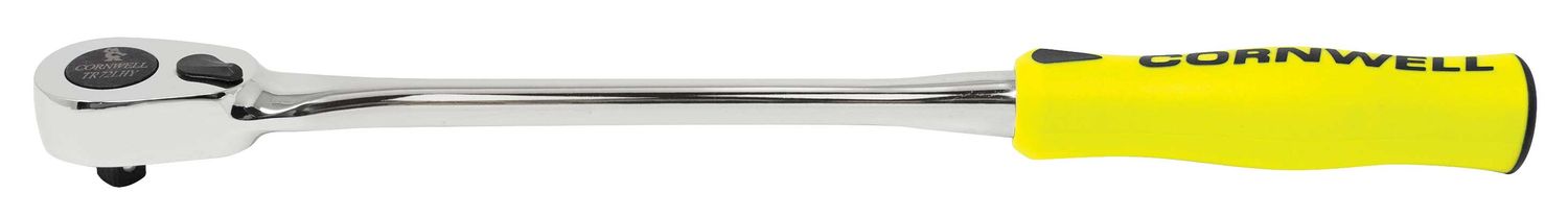 TR72LHY - 1/4" Drive 10" 72-Tooth Handled Ratchet, Yellow