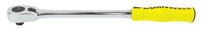 JR72LHY - 3/8" Drive 12" 72-Tooth Handled Ratchet, Yellow