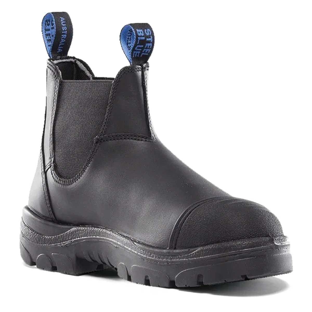 SBL812967W115BLK - Hobart Scuff Toe Boot, Wide Fit (Size 11.5)