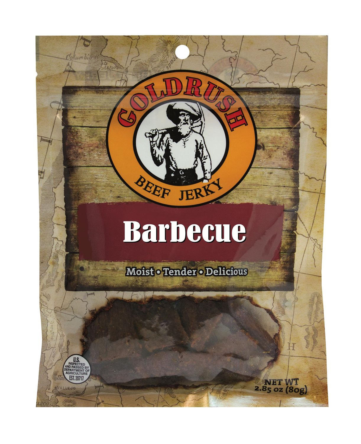 GRJ72127 - 2.85 oz. Jerky-BBQ (12-Pack)