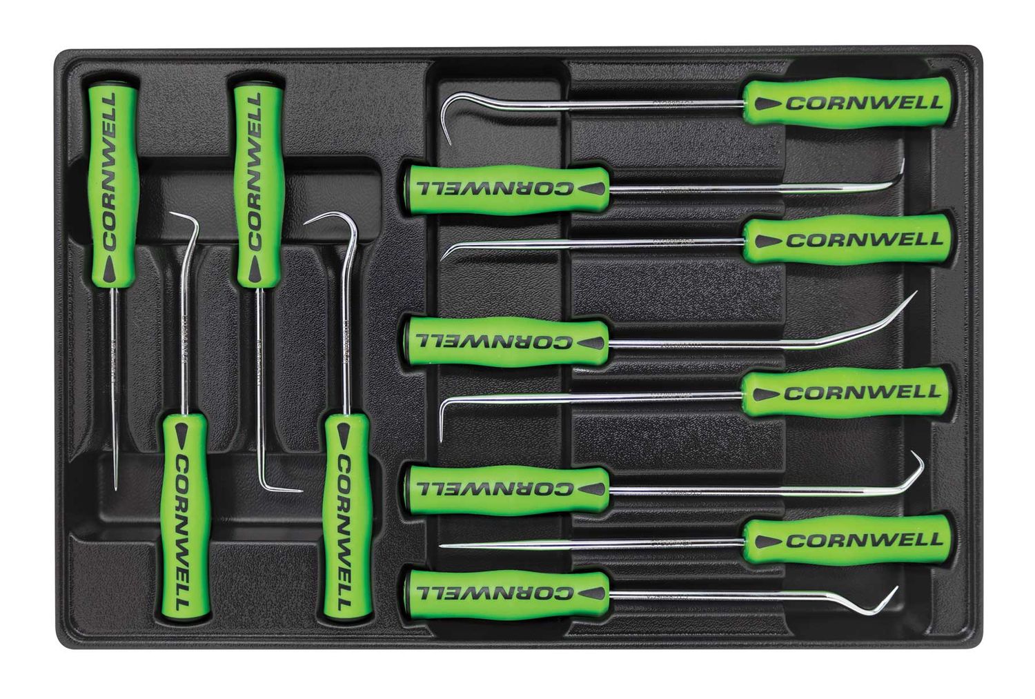 CTG12MDSG - 12 Piece Medium Duty Hook and Pick Set, Green