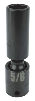 UP2220LSPRA - 3/8" Drive 5/8" Impact Universal Spark Plug Socket, 6-Point