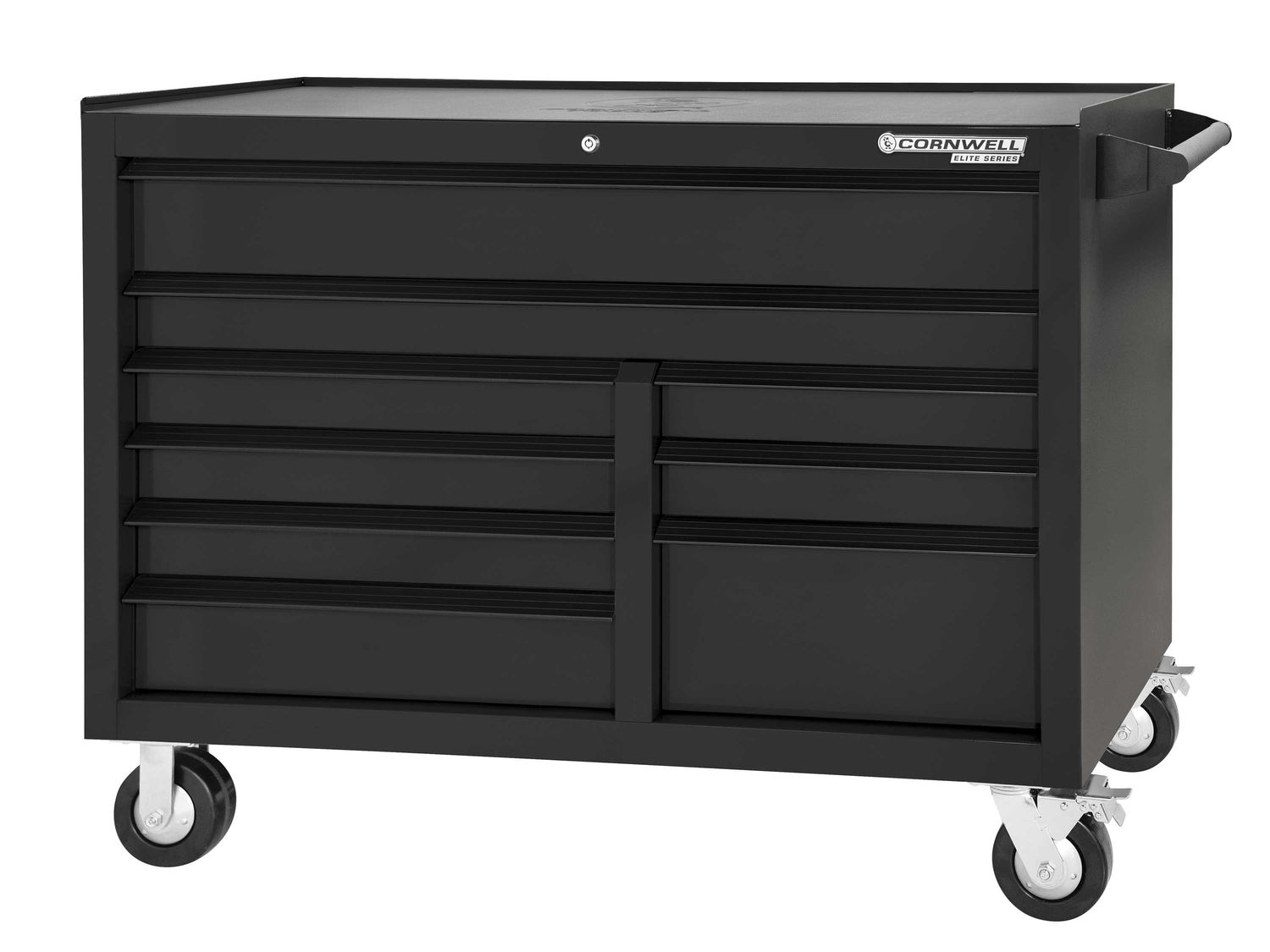 CTSESR549KSH - 54” Elite Series™ 9-Drawer Double Bank Cabinet, Shadow/Black Trim