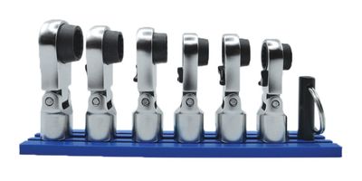 VMNORA150 - 6 Piece 3/8" Drive Nano-Flex Offset Ratcheting Attachment Set (8mm-13mm)