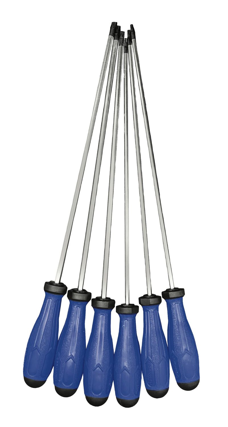VMTP100XL - 6 Piece XL Torx® Tamperproof Screwdriver Set