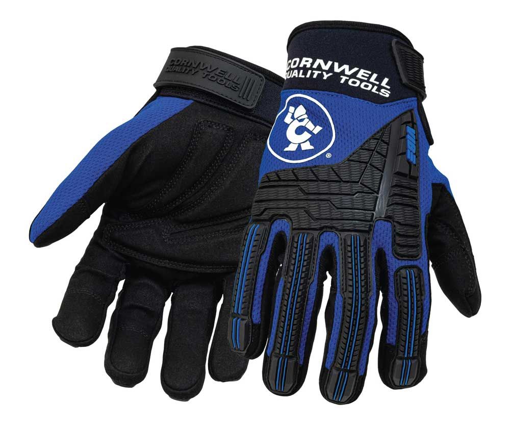 ASCVIXL - Blue VIBE Impact Glove, XL