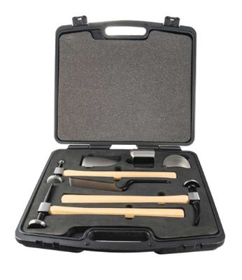 AJM7PCH - 7 Piece Auto Body Tools with Carbon Steel Hammer Heads