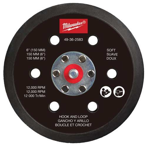 MWE49362583 - 6" Hook and Loop Sander Backing Pad - Soft