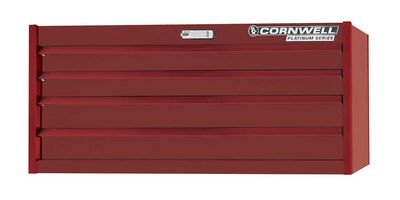 CTSPPE564RRA - (BTO) PLATINUM PLUS™ 56" 4-Drawer Chest, Radium/Red Trim