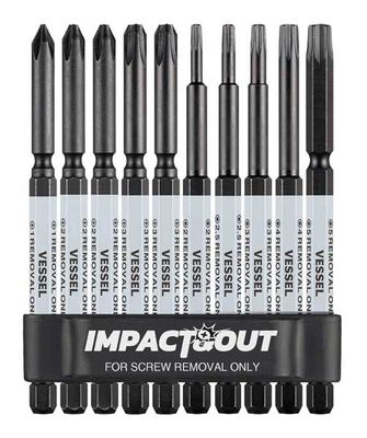 VESHZB10P01 - Impact &amp; Out Screw Removal Bit Assortment