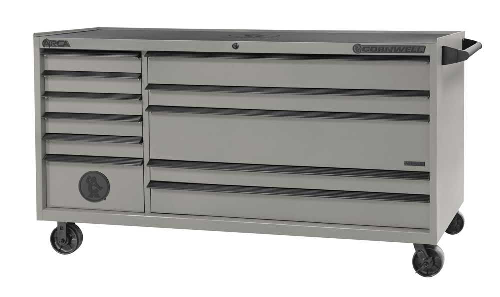 CTSASR7911KSM - (BTO) ARCA® 79” 11-Drawer Double Bank Roller Cabinet, Smoke