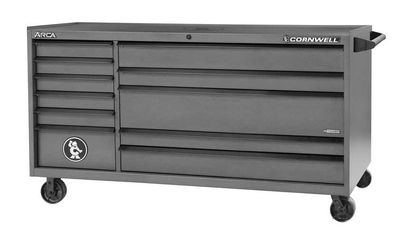 CTSASR7911KCD - ARCA® 79” 11-Drawer Double Bank Roller Cabinet, Carbide