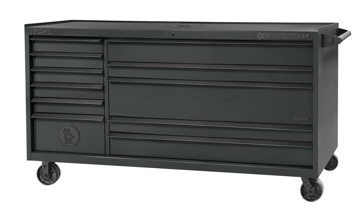 CTSASR7911KSH - ARCA® 79” 11-Drawer Double Bank Roller Cabinet, Shadow