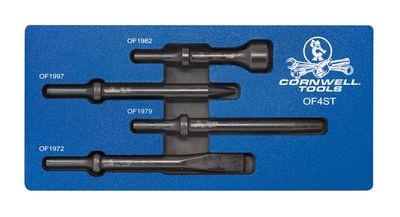 OF4ST - 4 Piece Assorted Air Hammer Bit Set