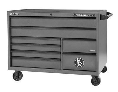 CTSASR578KCD - ARCA® 57” 8-Drawer Double Bank Roller Cabinet, Carbide