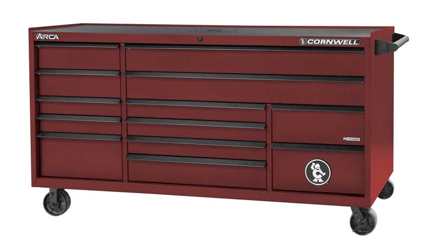 CTSASR7913KRA - ARCA® 79” 13-Drawer Triple Bank Roller Cabinet, Radium