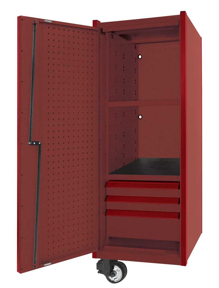 CTSPPL263RRA - 26" 3-Drawer PLATINUM PLUS™ Locker, Radium/Red Trim