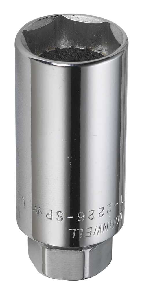 T2226SP - 3/8" Drive 13/16" Spark Plug Socket, 6-Point