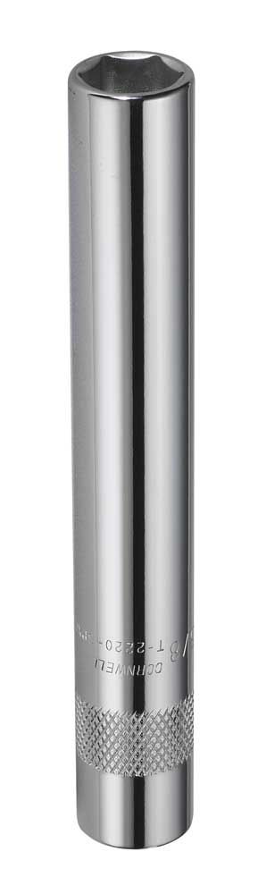 T2220SPXLA - 3/8" Drive 5/8" Extra-Deep Spark Plug Socket, 6-Point