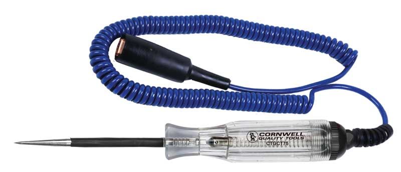 CTGCT75 - 6/12V Circuit Tester, 3 in. Probe, Clear Bulb
