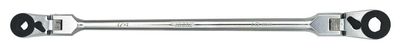 VMHBR1046A - 1/4" x 10mm Double Indexing Flex Head Bit Ratchet with 1/4" &amp; 3/8" Sq. Dr. Adapters