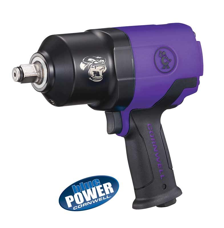 CAT5380P - 1/2" Cornwell® bluePOWER® Super Duty Impact Wrench, Purple